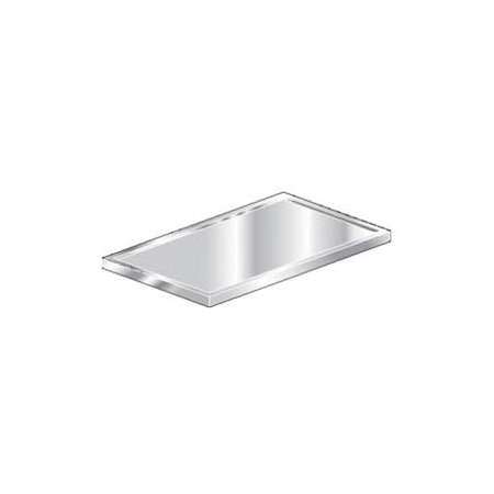Aero Aero Manufacturing Countertop, 304 Stainless Steel V-Edge, 120"W x 24"D 3TCV-24120